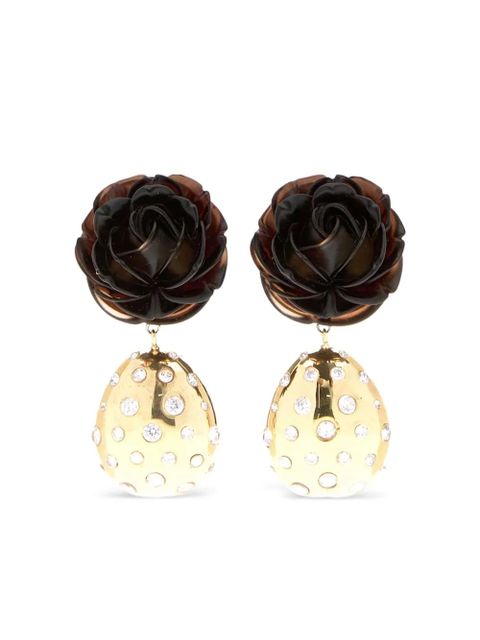 Magda Butrym rose earrings - Gold - zdjęcie produktu nr 1