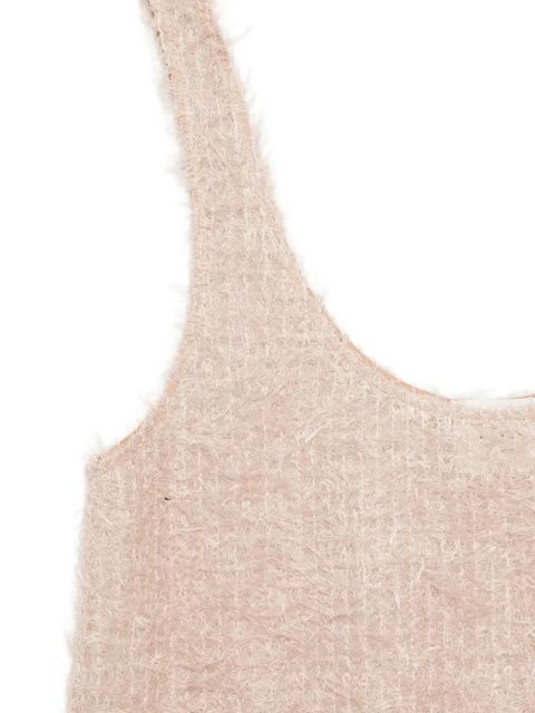 Alysi textured tank top - Neutrals