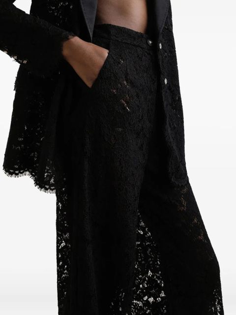 Dolce & Gabbana DNA lace-detailing trousers - Black - zdjęcie produktu nr 2