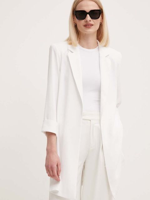 Joseph Ribkoff marynarka kolor biały niezapinana gładka 211361 - zdjęcie produktu nr 1