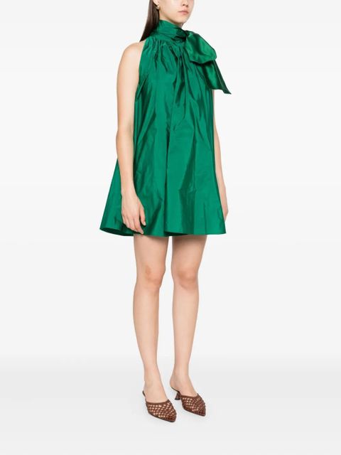 Max Mara bow-detail dress - Green