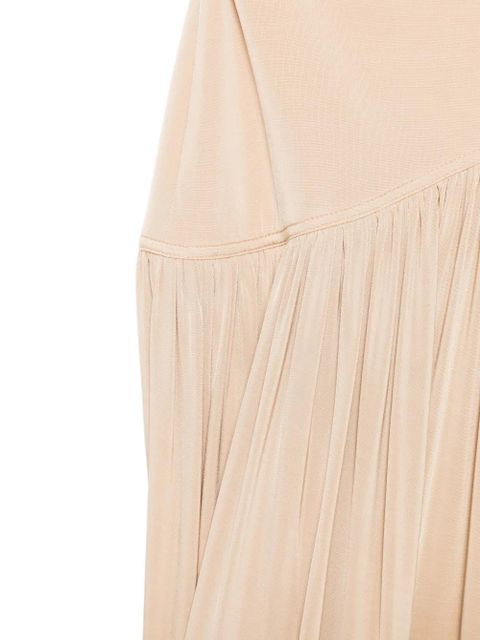 Ferragamo draped midi skirt - Neutrals