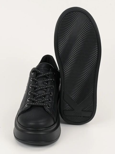 Karl Lagerfeld sneakersy skórzane ANAKAPRI damskie kolor czarny KL63513