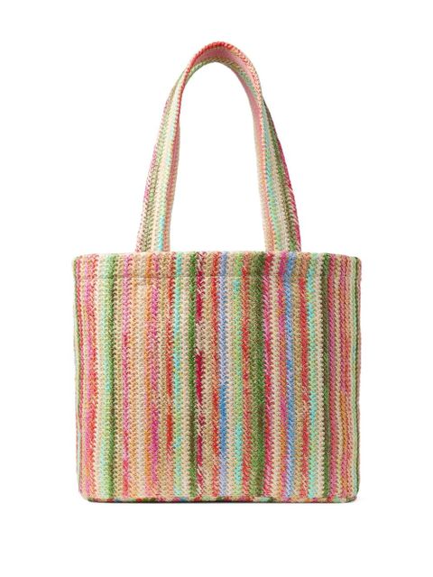 Jimmy Choo raffia tote bag - Neutrals - zdjęcie produktu nr 2