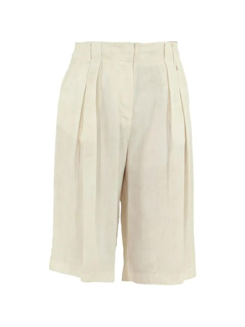 TWINSET pleated shorts - Neutrals - zdjęcie produktu nr 1