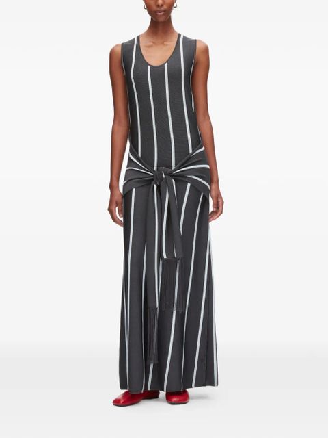 3.1 Phillip Lim striped tassel midi dress - Grey - zdjęcie produktu nr 2