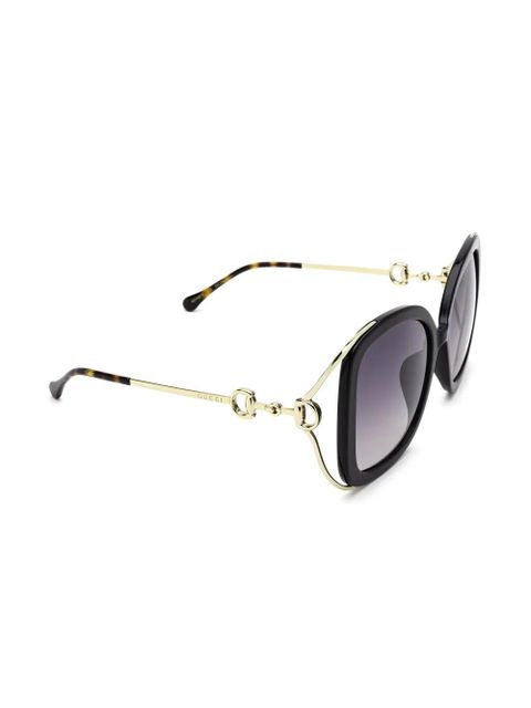 Gucci Eyewear Horsebit sunglasses - Black