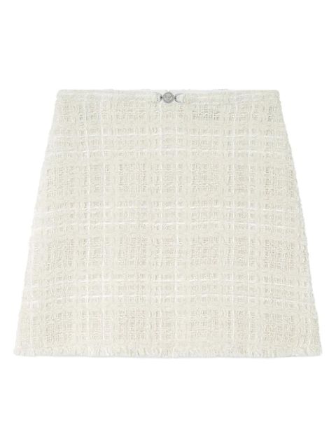 Versace A-line frayed mini skirt - White - zdjęcie produktu nr 1