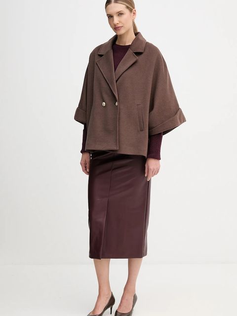 Gaudi płaszcz kolor fioletowy 521FD35015 - zdjęcie produktu nr 2