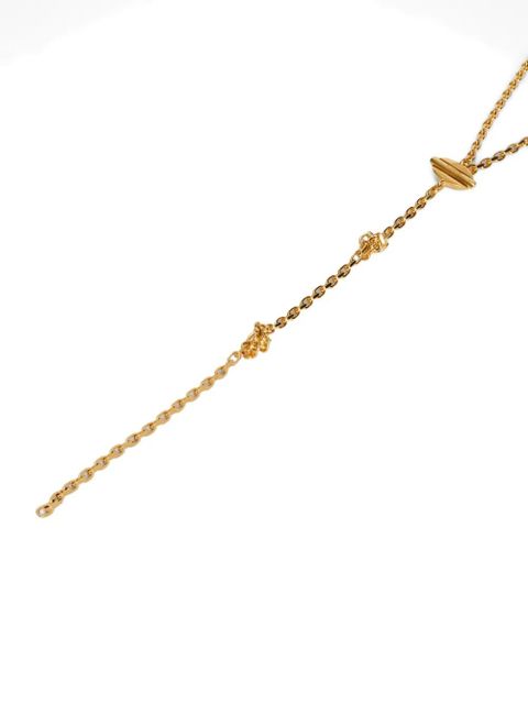 Jil Sander knotted-chain necklace - Gold