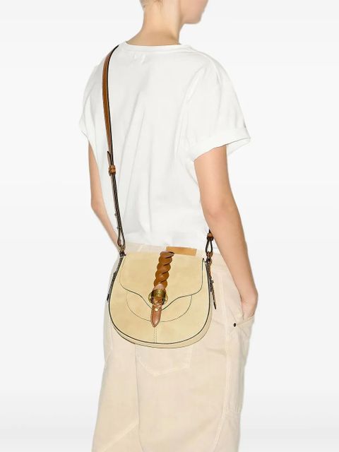 ISABEL MARANT small Altay braided-strap saddle bag - Neutrals - zdjęcie produktu nr 2