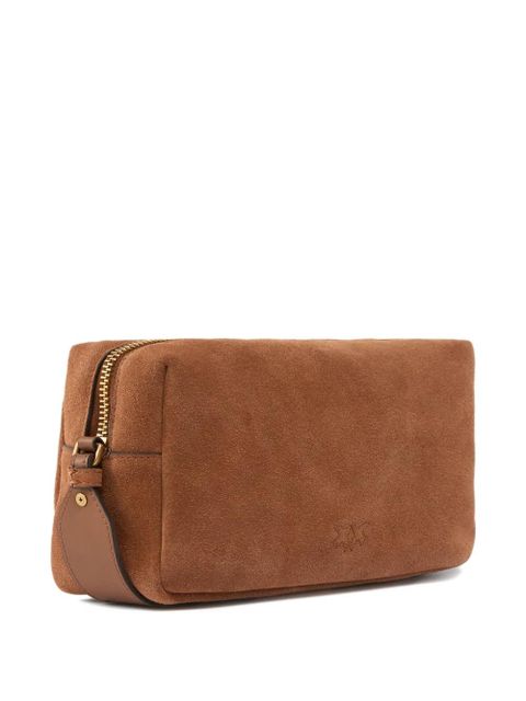 PINKO antique-gold logo crossbody bag - Brown - zdjęcie produktu nr 2