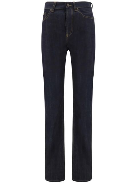 Saint Laurent 90s logo-patch jeans - Blue - zdjęcie produktu nr 1