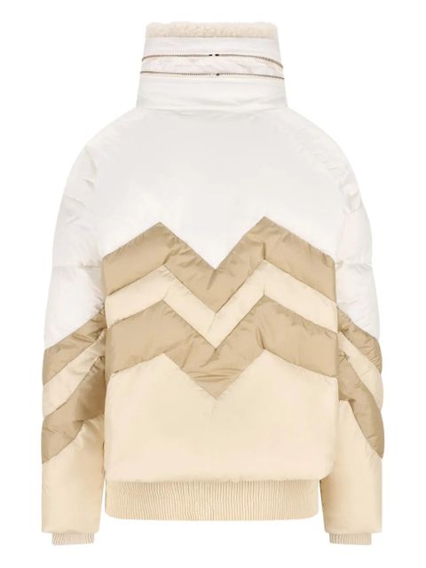 BOGNER chevron puffer jacket - Neutrals