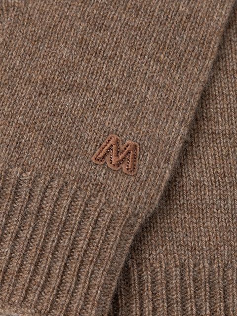 Weekend Max Mara rękawiczki kaszmirowe LEA damskie kolor brązowy 2525566015600 - zdjęcie produktu nr 2