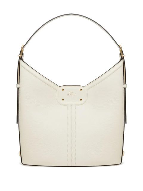 Valentino Garavani VLogo leather shoulder bag - Neutrals - zdjęcie produktu nr 2
