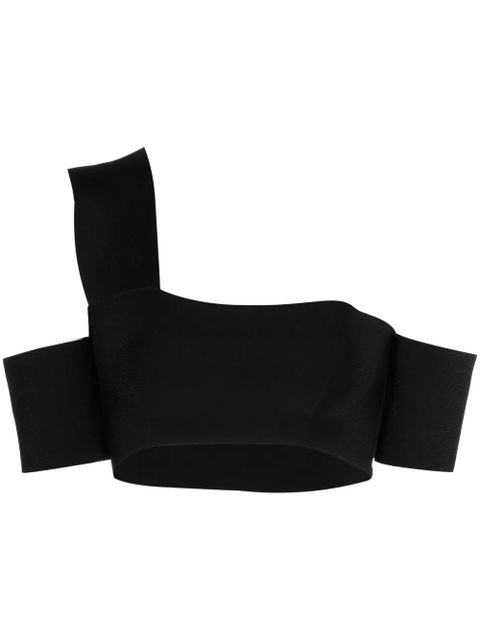 Alexander McQueen off-shoulder bandeau top - Black - zdjęcie produktu nr 1