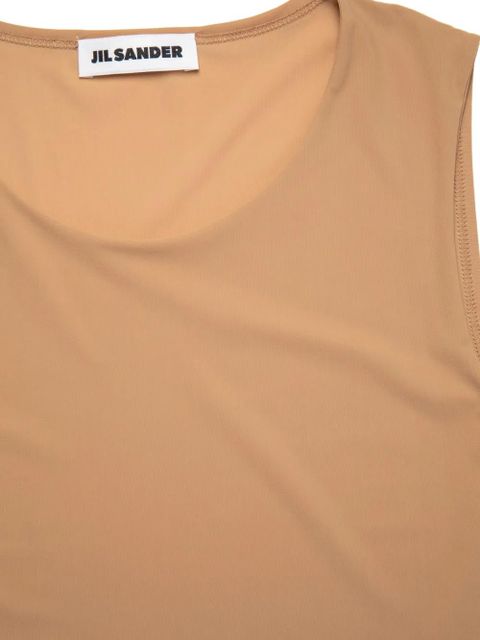 Jil Sander round-neck tank top - Brown