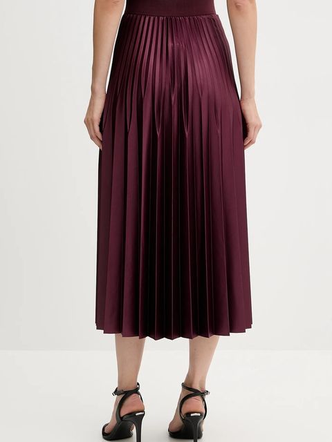 OUI spódnica kolor fioletowy midi rozkloszowana 95398