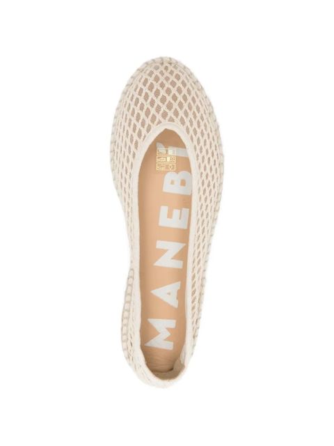 Manebi mesh espadrilles - Neutrals