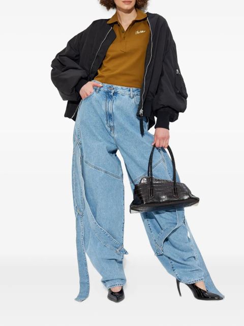 The Attico embroidered polo shirt - Brown - zdjęcie produktu nr 2