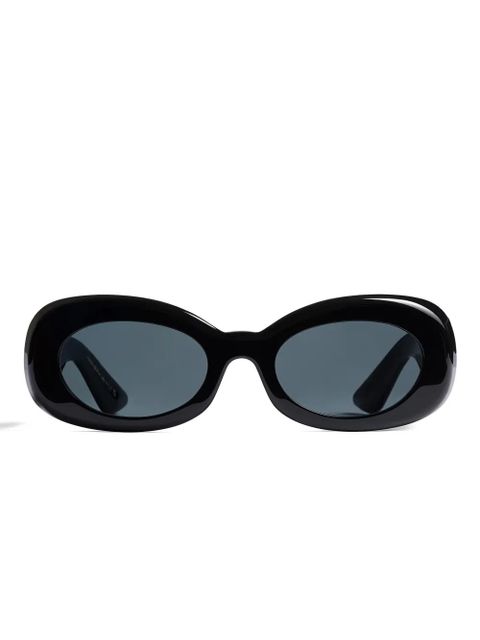 KHAITE x Oliver Peoples oval-frame sunglasses - Black - zdjęcie produktu nr 1