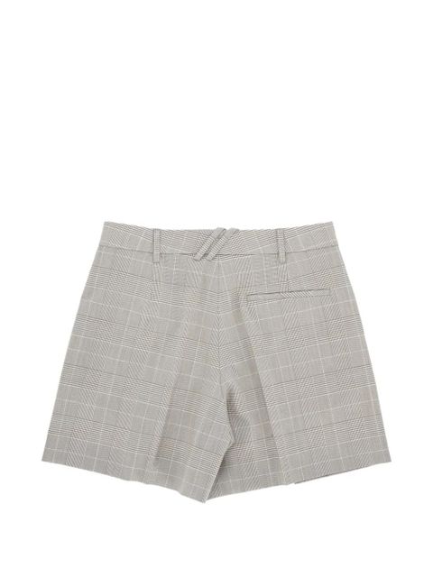 Burberry checked pleated shorts - White - zdjęcie produktu nr 2