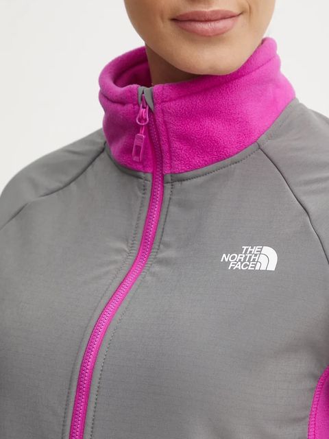 The North Face bluza sportowa Glacier Heavyweight kolor różowy wzorzysta NF0A89JB71O1