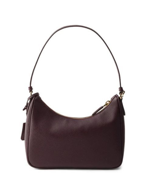 Prada Re-Edition leather shoulder bag - Red - zdjęcie produktu nr 2