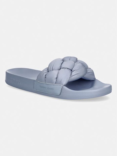 Tommy Jeans klapki damskie TJW BRAIDED SLIDES - zdjęcie produktu nr 1