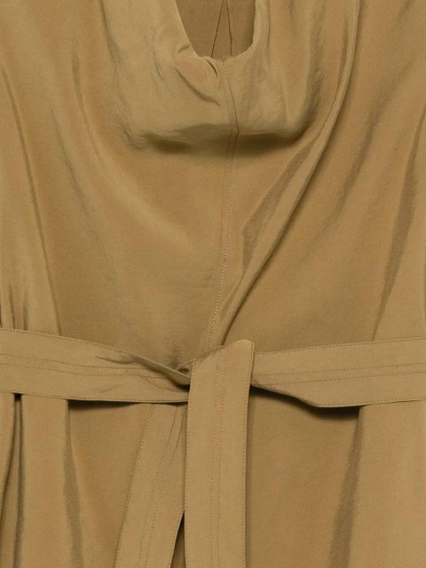 Alysi sleeveless belted top - Neutrals