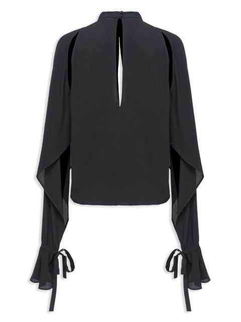 PINKO cut-out long-sleeve blouse - Black - zdjęcie produktu nr 2