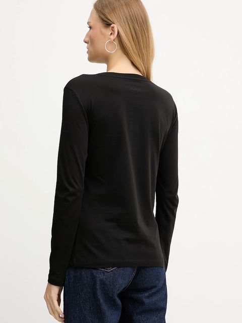 Armani Exchange longsleeve bawełniany kolor czarny XW001360 AF10356