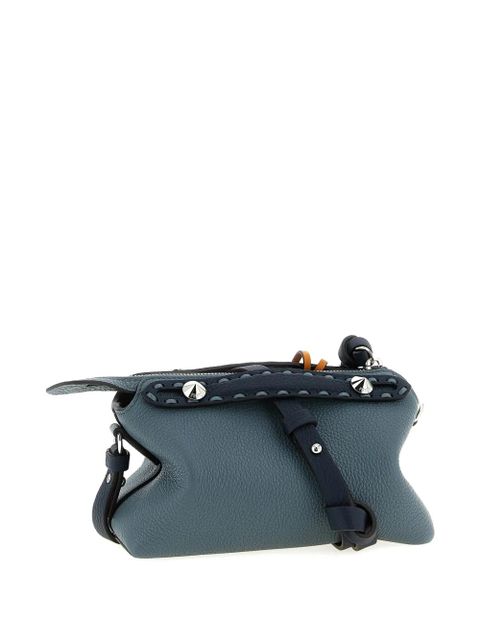 FENDI mini By The Way Selleria stitching studed leather tote bag - Blue - zdjęcie produktu nr 2