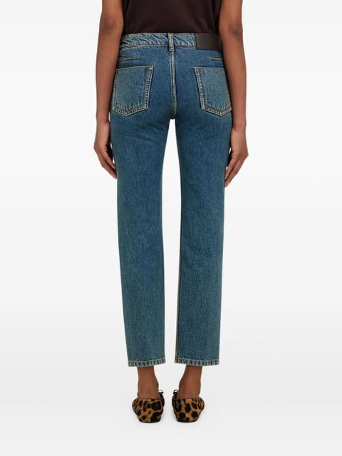 Ferragamo stonewash five-pocket jeans - Blue