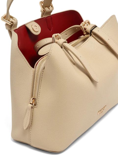 TWINSET grained-texture buckle-detail tote bag - Neutrals