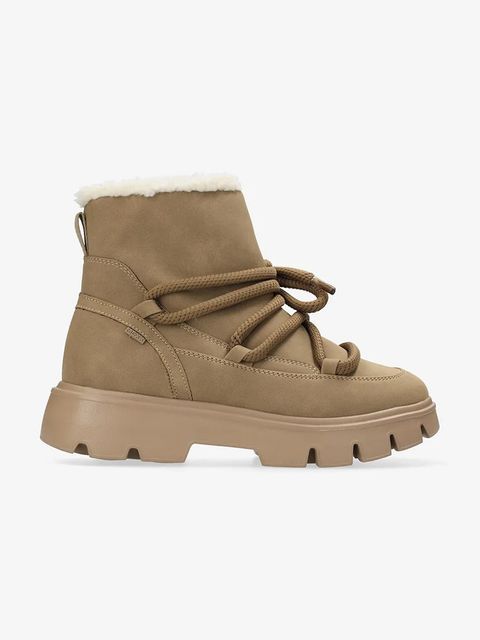 Mexx botki SIGMAR RHYTHM damskie kolor beżowy na płaskim obcasie lekko ocieplone MI001708253W-01 - zdjęcie produktu nr 1