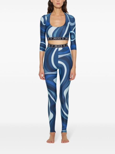 PUCCI Marmo-print top - Blue - zdjęcie produktu nr 2