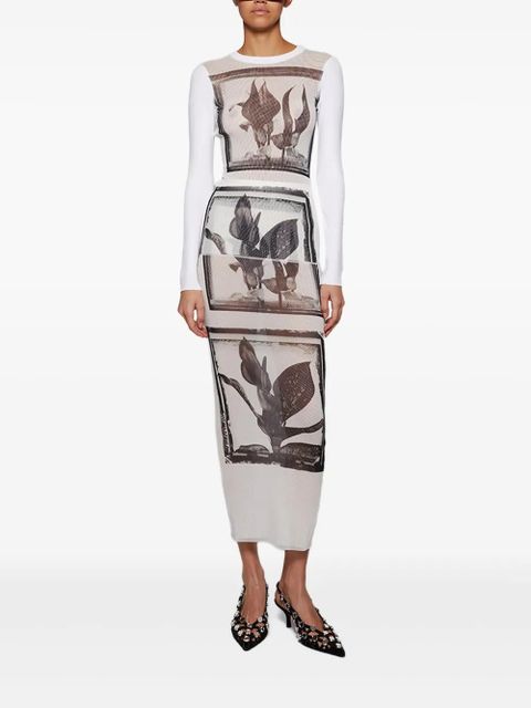 Jean Paul Gaultier Flowers Cadres top - White - zdjęcie produktu nr 2