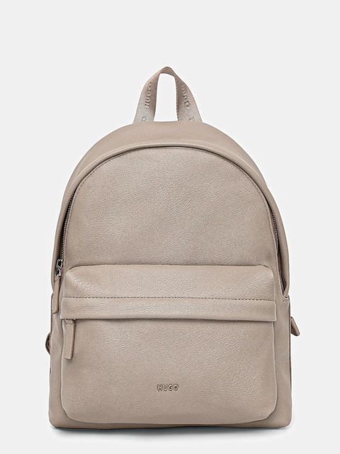 HUGO plecak damski kolor beżowy duży gładki 50547064 - zdjęcie produktu nr 1