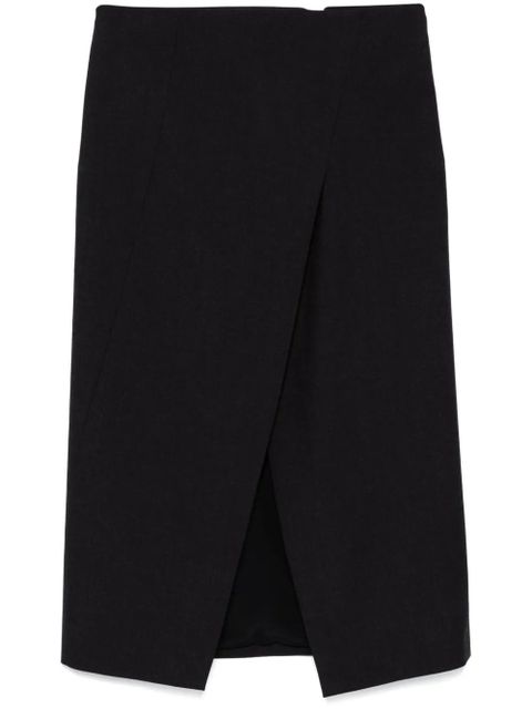 Gucci panelled midi skirt - Grey - zdjęcie produktu nr 1