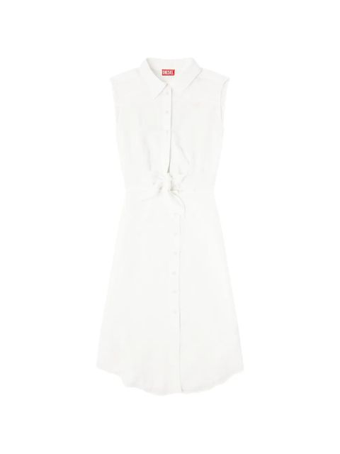 Diesel tie front shirt dress - White - zdjęcie produktu nr 1