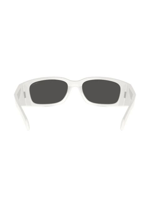 Prada Eyewear Prada PR A14S oval frame sunglasses - White