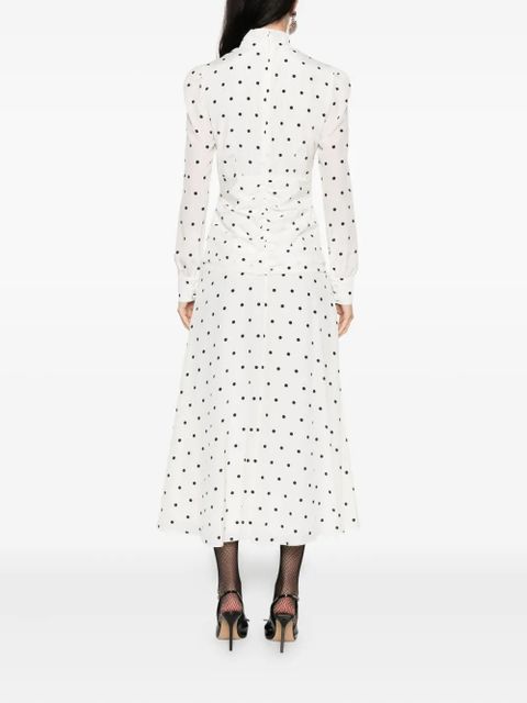 Alessandra Rich polka-dot dress - White - zdjęcie produktu nr 2