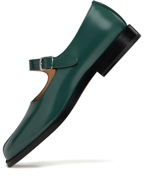 Maison Margiela Tabi mary-jane brushed leather - Green - zdjęcie produktu nr 1
