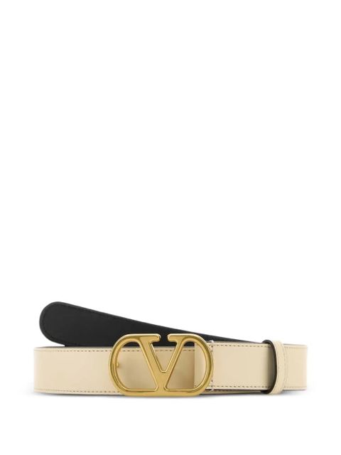 Valentino Garavani 30mm VLogo Signature belt - Neutrals - zdjęcie produktu nr 1