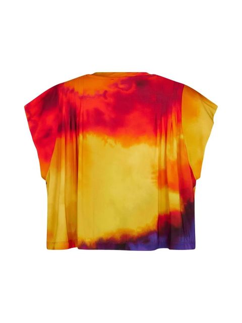Rabanne tie-dye crew-neck T-shirt - Orange - zdjęcie produktu nr 2