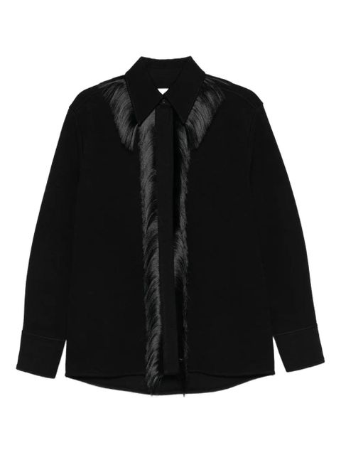 Jil Sander fringed jacket - Black - zdjęcie produktu nr 1