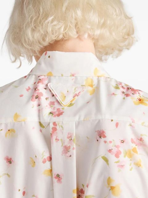Prada floral-print shirt - Pink