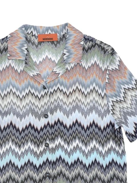 Missoni zigzag shirt - Neutrals - zdjęcie produktu nr 2